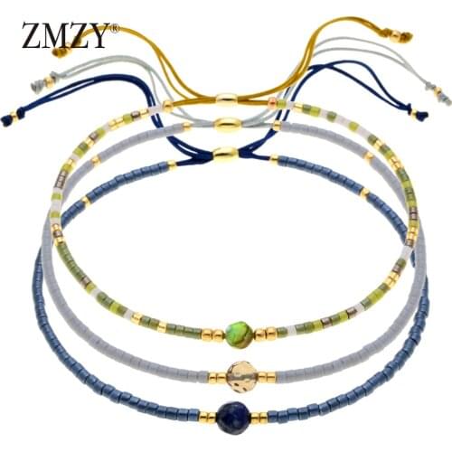 ZMZY MIYUKI Bracelet Jewelry Multicolor Fashion Bracelets With Natural Stone Handmade Women Gifts Dropshipping