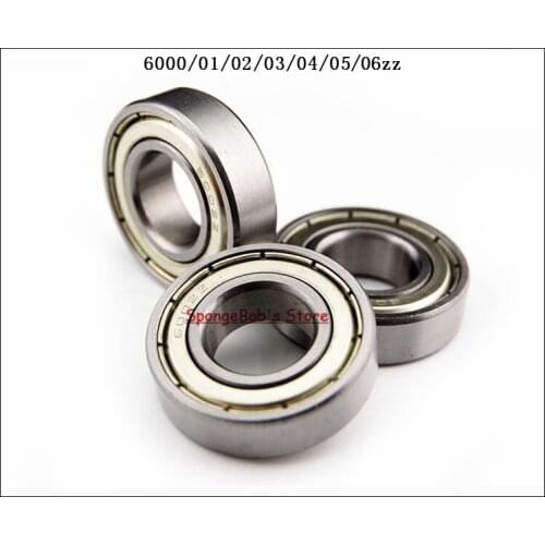 1-5pcs/Lot 6000ZZ / 6001ZZ / 6002ZZ / 6003ZZ / 6004ZZ / 6005ZZ / 6006ZZ Miniature Bearing Deep Groove Ball Bearing