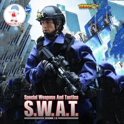 1/6 Scale VH SWAT 2.0 Soldiers With Weapon Tactical Suit 12inches Action Figure Model Toys Collection(No Head or Body)