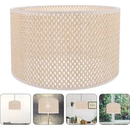 1PC E27 Modern Style Woven Lampshade Elegant Table Lamp Cover Simple Lampshade