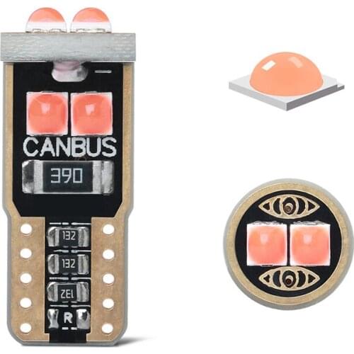 1Pcs T10 W5W Led Bulb Super Bright 194 Canbus No Error Car Interior Reading Dome Lights Auto Parking Lamp Wedge Tail Side Bulb