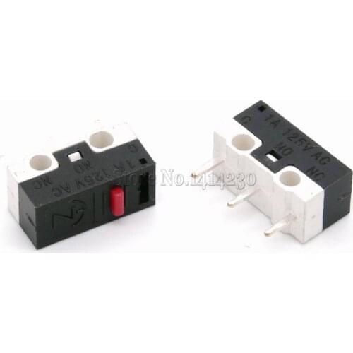 100Pcs Mouse Switch Mini Micro Switch 3Pins