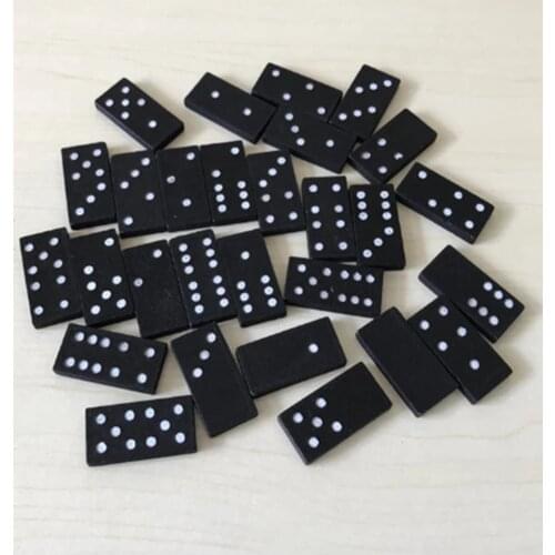 28 Pcs/Set Wooden Domino Board Games Travel Funny Table Game Domino Toys Kid Children Educational Toys For Children Gifts