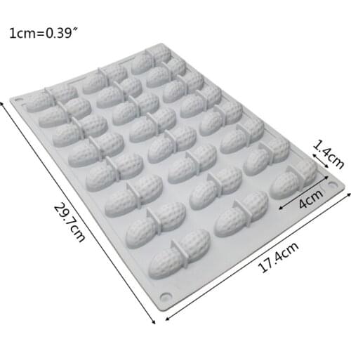 3D Strawberry Peanut Fruit Silicone Mold Fondant Mousse Cake Mould Dessert Chocolate Decorating