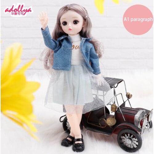 Adollya 1/6 BJD Doll Sunshine Cute And Variety Modeling Collocation Different Doll Clothes 23 Movable Joints Toy Dolls For Girl