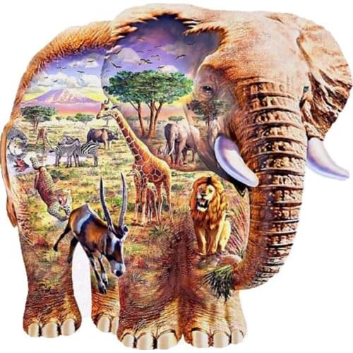 5D DIY Diamond Painting Elephent Dog Cross Stitch Animal Diamond Embroidery New Handicrafts Home Decole