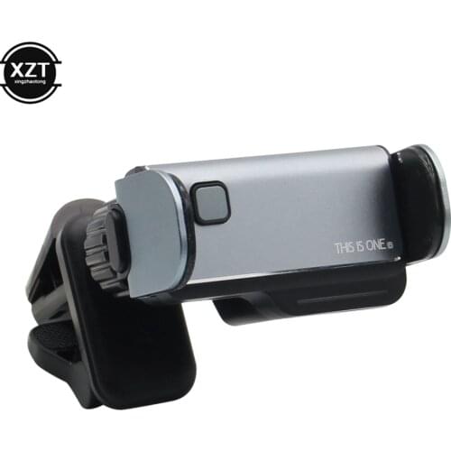 Car Phone Holder Mini Smart Electric Locking Air Vent Clip Mobile Phone Mount Bracket Stand Auto Induction for iPhone huawei