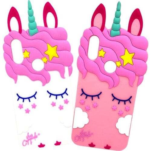 Unicorn Phone Case For Xiaomi Mi A2 Lite A1 5X 6X Cute Cover Redmi 4X 4A 5A 5 Plus 6 Pro 6A 7 Note 5 6 7 Pro Soft Silicone Shell