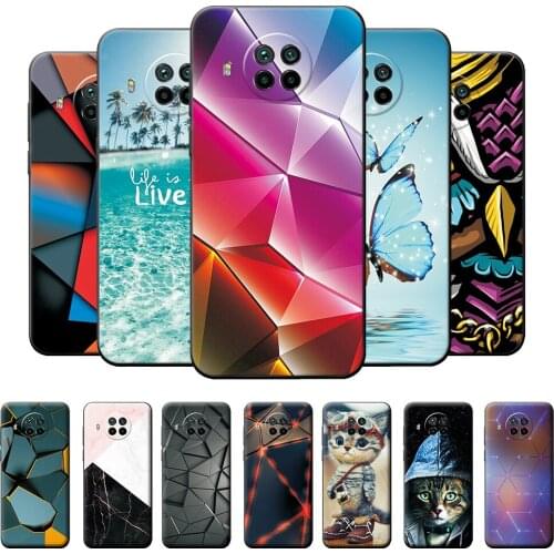 For Xiaomi Mi 10T Lite Case Luxury Black Phone Cover For Xiaomi Mi 10T Lite Case Silicone Soft TPU Protective Case Bumper6.67"