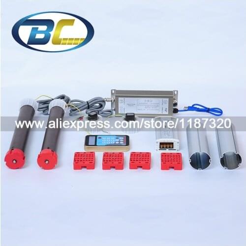 Tubular Roller Motor for Advertising Lamp Box, Turning Picture Advertisement,Remote Setting