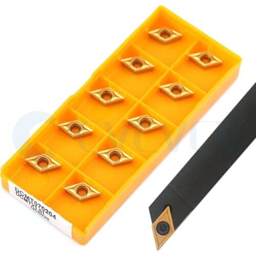 SDACR0808 SDACR1010H07 SDACR1212H SDACL External Turning Tools Holder +10pcs DCMT CNC Machine Lathe Efficient Carbide Insert Set