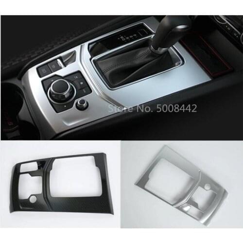 For Mazda CX-5 CX5 2017 2018 2019 2020 Car Inner Body Styling Middle Handbrake Shift Stall Paddle Cup Switch Armrest Frame Trim