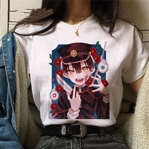New Hanako Kun T Shirt Women Japanese Anime Tshirt Summer Tops Toilet Bound Funny Cartoon TShirt Harajuku T-shirt Female