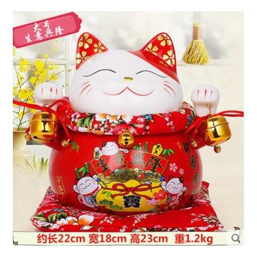 As good as water plus size cat ceramic ornaments shop opened the gift money piggy bank 0042