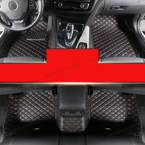 Leather car floor mats for BMW X1 E84 2009 2010 2011 2012 2013 2014 2015 accessories rug carpet styling non-slip interior