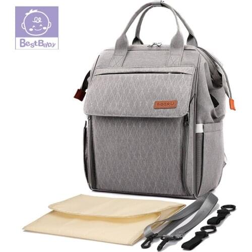 Best Baby Diaper Bag Backpack for Mom 2021 Maternity Baby Care Nappy Nursing Bag Fashion Travel Diaper Backpack for Stroller Kit