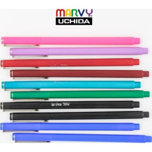 Marvy 4300 Colorful Account Pen Markers 6/10pcs Set Colored Signature Pen Florescent Light Pen For Art Supplies