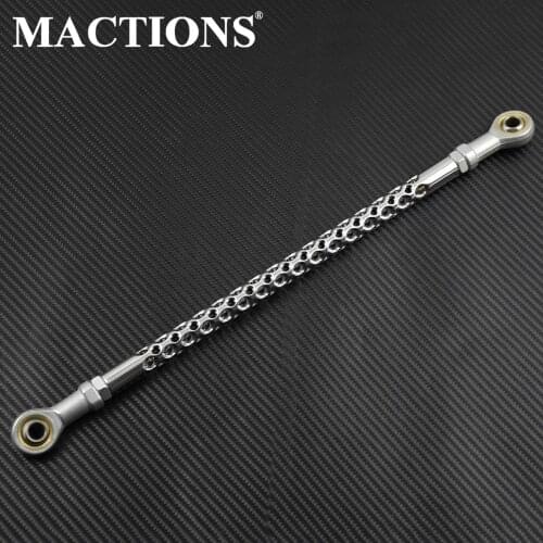 Motorcycle Round Shift Linkage Rod Moto Shifter Link Chrome Aluminum For Harley FXS/FXST/FLST 1986-2011 2012 2013 2014
