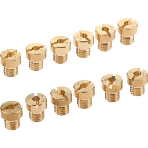 Motorcycle M5 Thread Main Jet Kit For Carb 100-128 Sets 12 Size