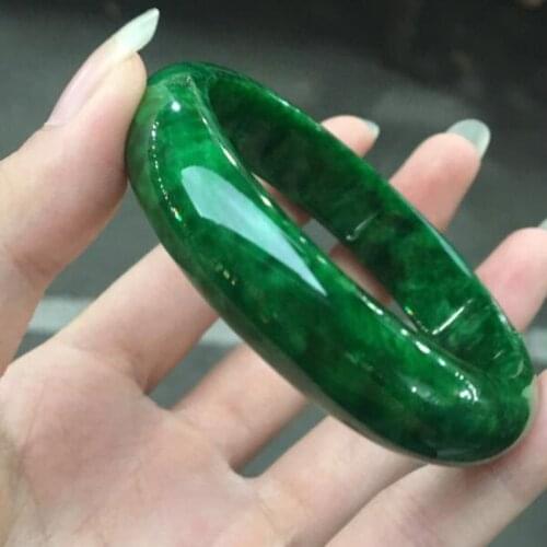 Jade bangle Natural Myanmar Jade bangle Jewelry Fine Jewelry Emerald Dry Jadeite Bracelet Jewelry