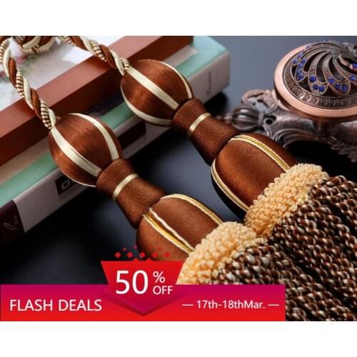 New Orchid Ball Curtain Tassel Tied Ball Strap Rope Hanging Ball Decorative Tassels Pendant chinese feng shui