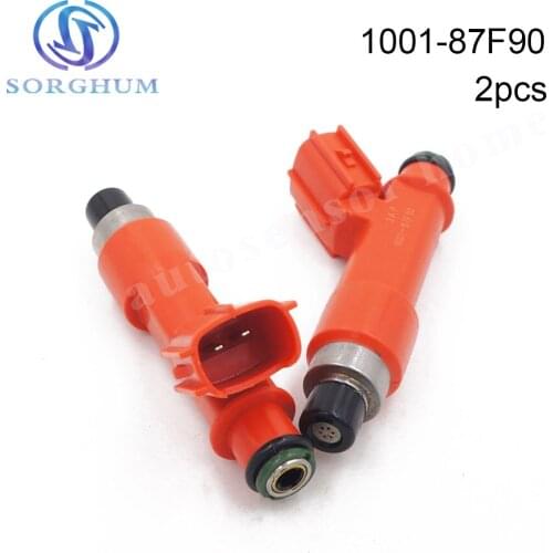 2pcs New Fuel Injector 1001-87F90 For 1ZZFE 2ZZGE Toyota Corolla Lotus exige 1.8L Scion tC 2.4L