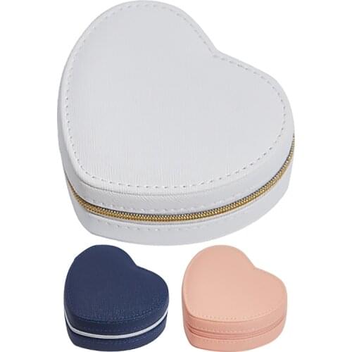 Jewelry Organizer Display Travel Jewelry Case Boxes Portable Jewelry Box PU Leather Storage Portable Casket