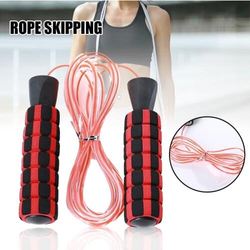 PVC Jump Rope Two Color Body Anti Wind Design Non Slip Grid Wear Resistant Long Lasting for Fitness Fat Reduction B2Cshop