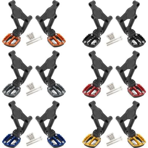 Topteng For Honda X-ADV 750 X ADV 750 2017-2018 Folding Passenger Rearsets Foot Pegs Rear Pedals CNC Aluminum Motorcycle