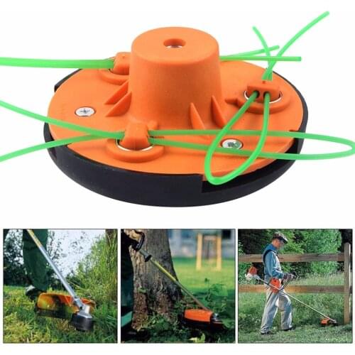 Trimmer Head Universal 3 Line Bump Speed Feed Pro Weed String Trimmer Head for Mower Lawn Mower Weeding Machine Cutting 19jun25