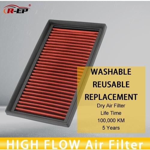 R-EP High Flow Air Filter Performance Fits For Toyota Corolla Camry RAV4 C-HR Mirai Avalon Lexus UX200 Washable Reusable Filters