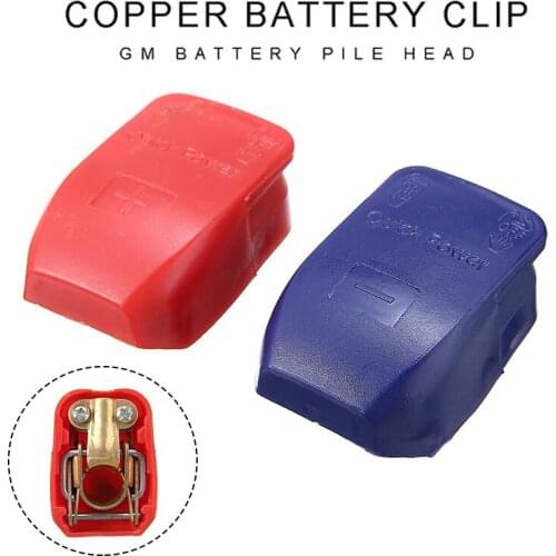 1 Pair 2V Battery Terminals Clamps for Car Caravan Replacement Parts Quick Releas Batteries Positive Negative Connectors Clamps