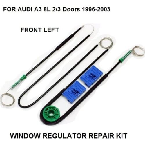 1996-2004 CAR WINDOW CABLE FOR AUDI A3 8L 3 DOOR ELECTRIC WINDOW REGULATOR REPAIR KIT FRONT - LEFT,OE#8L3837461
