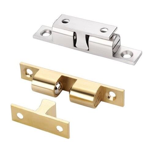 2pcs Furniture cabinet cabinet wardrobe door ball buckle spring kitchen door suction buckle cabinet buckle lock