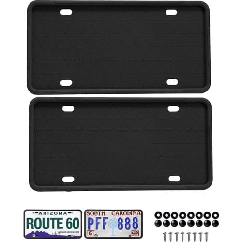 30.5 *15.5*1cm Anti-scratch and Anti-rust Silicone Car License Plate Holder