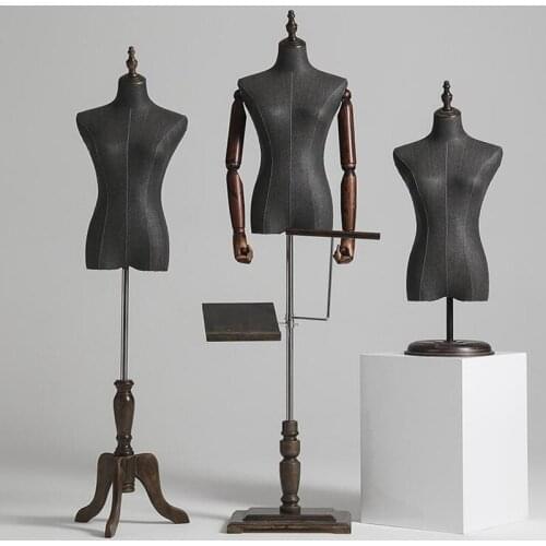 4style female mannequin SEX DOLL body half length no hand model suit,trousers,bracket, clothing wood dase Adjustable height D290