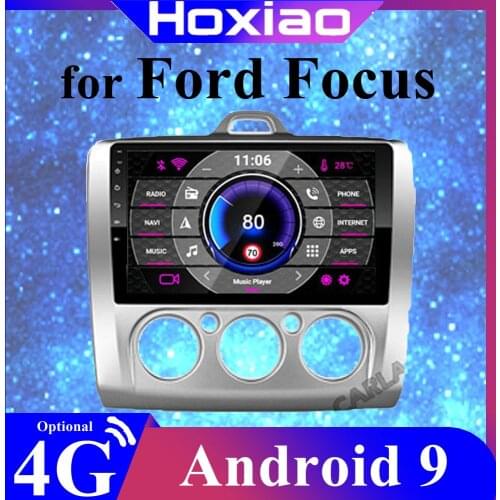 2din9 inch Android 9 operating system GPS navigation car radio for Ford Focus Exi AT2004 2005 2006 2007 2008 2009-20112DIN