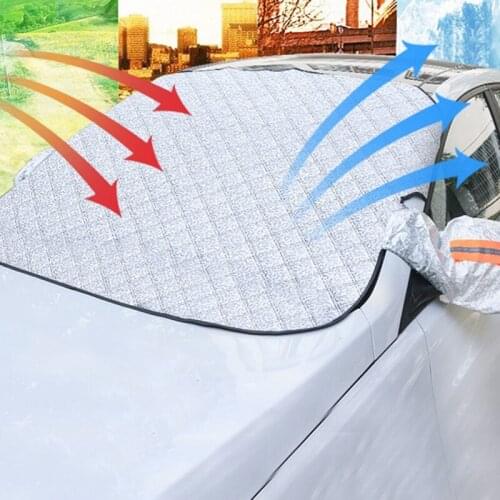 Car Snow Cover Windshield Sunshade Outdoor Waterproof Anti Ice Frost Auto Windscreen Protector Winter Automobiles Cover