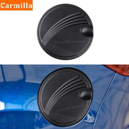 Carmilla Car Styling for Ford Ecosport 2018 - 2020 Accessories Fuel Tank Cover Gas Tank Cap Sticker Scratch Protection