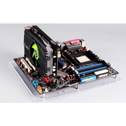 QDIY computer case transparent single board computer motherboard DIY modified bracket ITX ATX plate type