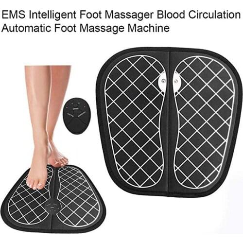 Electric EMS Foot Massager Pad Feet Muscle Stimulator Foot Massage Mat Improve Blood Circulation Relieve Ache Pain Health Care
