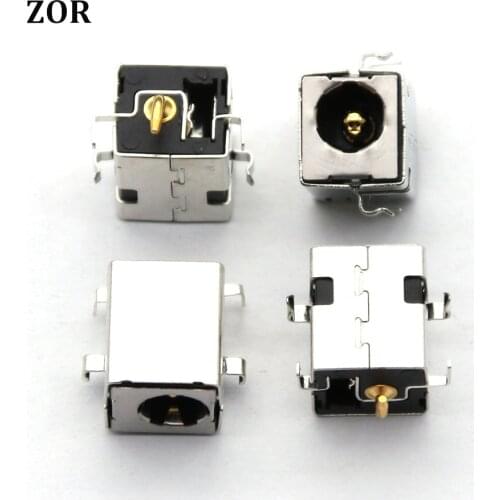 100pcs DC Power Jack Socket Plug Connector Port Mother Board For ASUS for X52E X53J X53S X54 X54H LAPTOP AC DC Power Jack