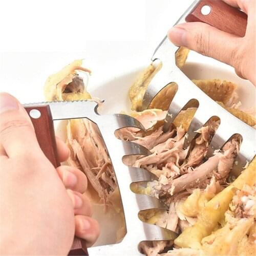 Multifunction Meat Shredder Barbecue Fork Bear Claw Meat Separator Meat Shred Pork Bear Opener Clamp BBQ Tool