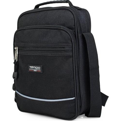 Tempo Model Oslo Shoulder bag men. Stock exchange Messenger Al Shoulder. Close With zipper length 801038