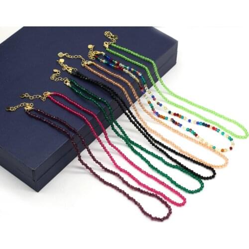 3mm New Natural Semi-Precious Stone Spinel Beads Exquisite Round-Spaced Loose Beads For Jewelry Making Charm DIY Bracelet