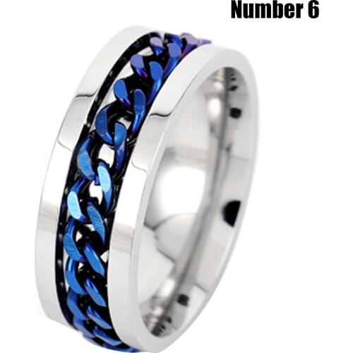 Couple Ring Jewelry Chain Ring Valentines Day Gift Decoration Comfortable and Durable XHC88