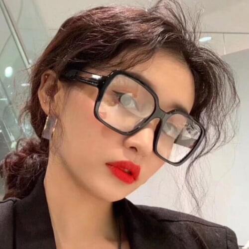 QPeClou 2020 New Big Brand Square Optical Glasses Frame Women Men 2019 Anti-blue Light Computer Eyeglasses Frames Ladies Oculos
