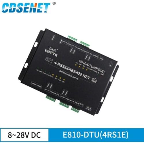 RS232 RS485 to Ethernet E810-DTU(4RS1E) Industrial Modbus Converter Modem