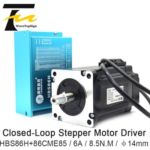 Leadshine Closed-Loop Stepper Motor and Driver HBS86H+86CME85 6A 8.5N.M 14mm