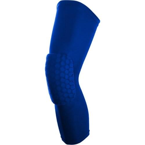 Sports Anti-collision Knee Pads Outdoor Riding Breathable Protection Thigh Socks Honeycomb Knee Pads